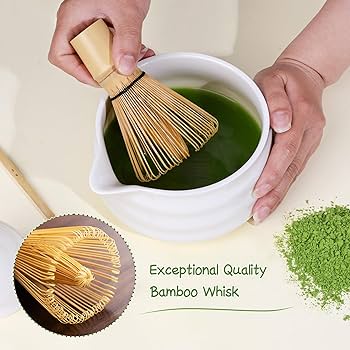 Amazon.com: 7 Pcs Matcha Whisk Set Macha Kit with Chawan